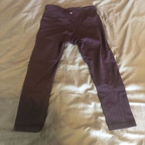 Lululemon crop legging
